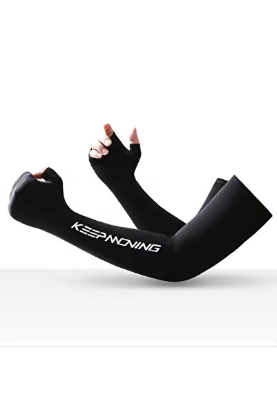 Choice7 L black Summer Cool Sports Cycling Sleeves for Men Cuff Outdoor fitne...