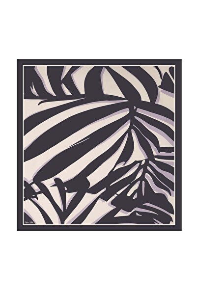 Çağrı İpek Modern Block Pattern Tivil Silk Scarf Dg9374-14