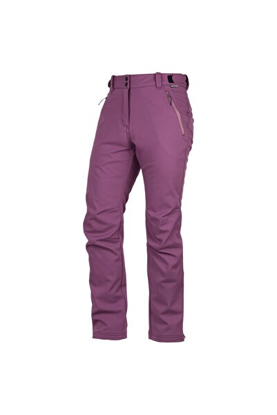 NORTHFINDER Pantaloni softshell de damă 3L 10K/10K Leigh-Magenta-M