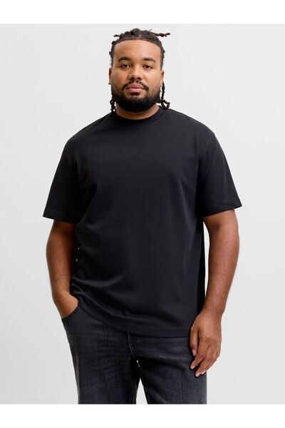 Jack & Jones Plus T-shirt Plus Size Einfarbig T-shirt