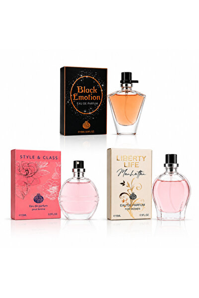 Real Time Apă de parfum pentru femei, Collection One, set 3 x 15 ml Pocket Pe...