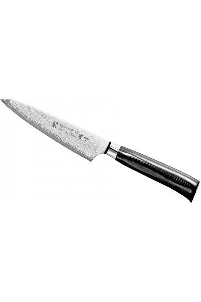 Tamahagane Cutit universal, Tamahagane, Inox, 12.2 cm, Argintiu/Negru