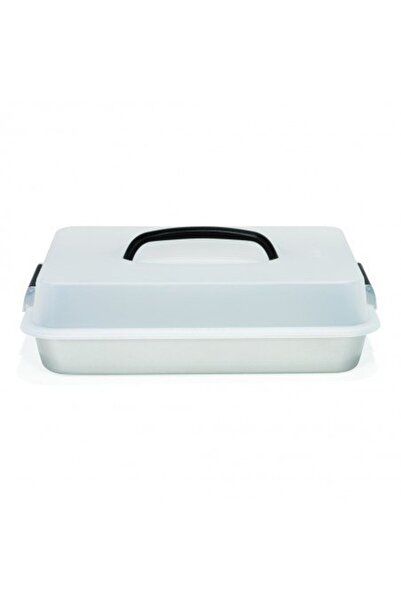Patisse Forma pentru tort cu capac, Patisse, Otel, 35 x 24 cm, Albastru