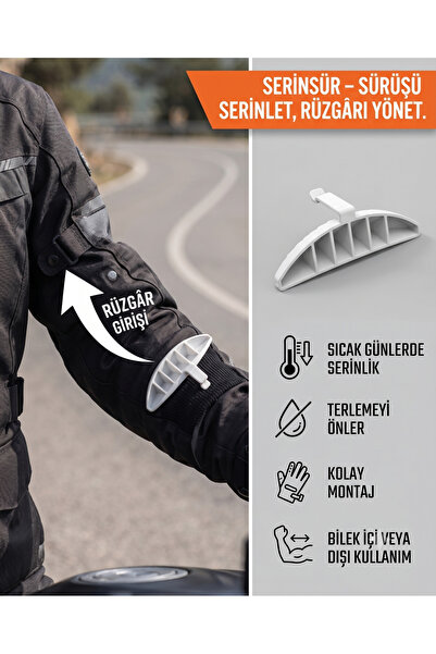 Print Zone Esinti - Motorcycle Jacket Inner Ventilation Device - Wind Manager