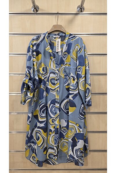 Park Moda Italian Short Shirt Dress 100% Cotton