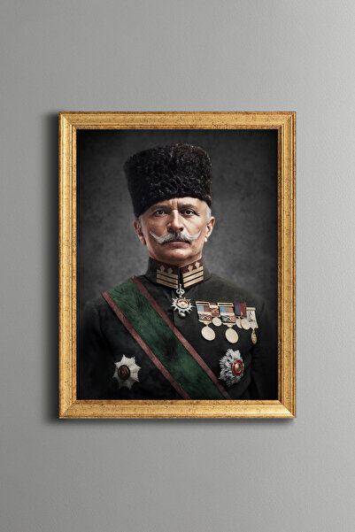 epiqart Fahrettin Paşa - Vintage Patterned Painting - Fine Model