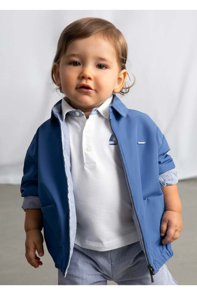 MAYORAL Baby Boy Double-Sided Windbreaker Blue 1409