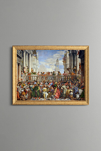 epiqart Wedding in Cana - Vintage Patterned Painting - Fine Model