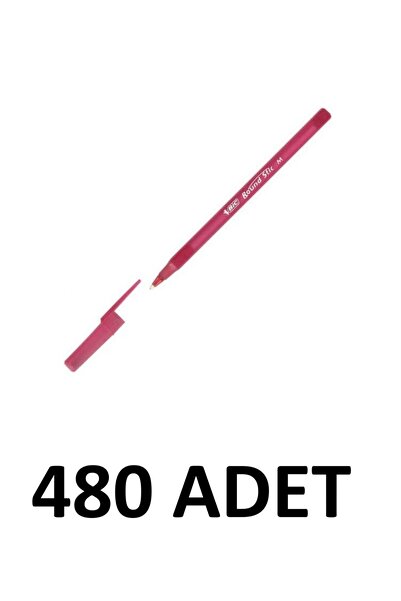 Bic Round Stic 480 Pieces 1 mm Ballpoint Pens