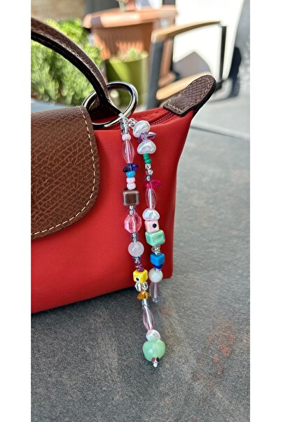 Wish List Jewelry Çanta boncuk yuvarlak klipsli Charm