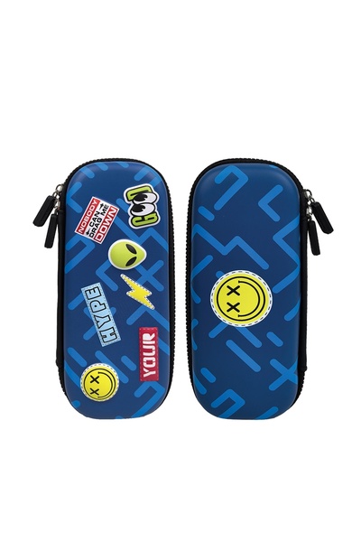 S COOL Penar 3D, cu 1 fermoar, 22x11x5 cm, STICKER - S-COOL