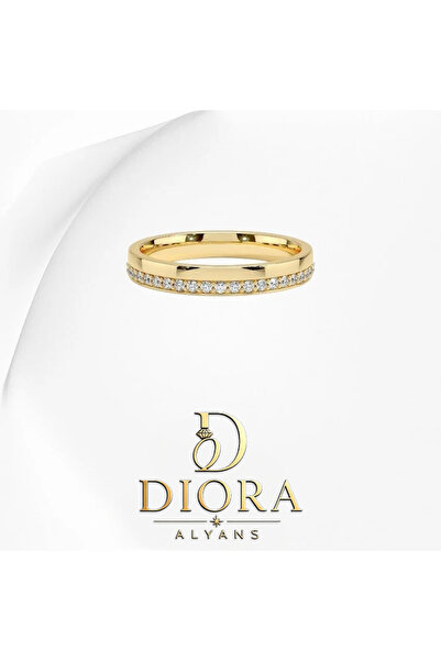 DİORA ALYANS İÇİ DOLU 925 AYAR 5 MM ÖZEL EL İŞİ ZİRKON TAŞ MIHLAMALI KARARMAM...