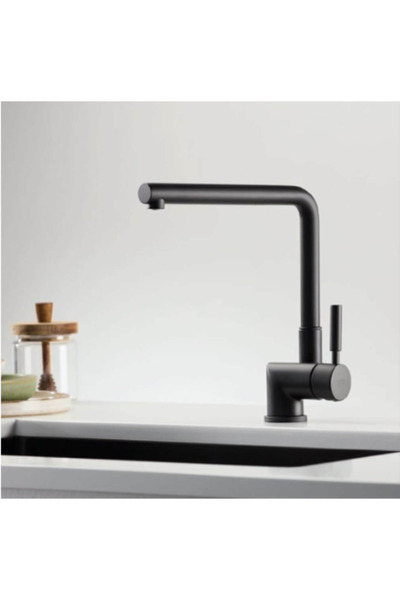 LA TORRE Tech 12115-400 Black Matt Μπαταρία Κουζίνας Με Περιστρεφόμενο/Ανακλι...