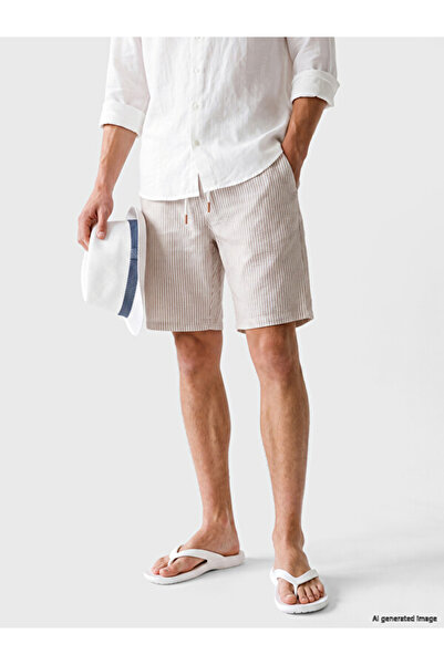 LC Waikiki Standard Fit Striped Men's Shorts for Style Enthusiasts from Uzg S...