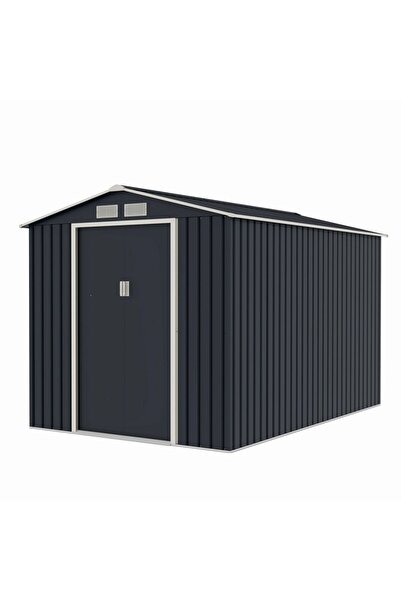 MESTERINO Casuta / magazie de gradina metalica Archer-Plus-C-3, gri/bej, 213x...
