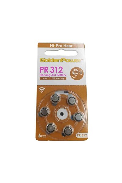 Tradesor Μπαταρίες ακουστικών βαρηκοΐας - PR312 - 1.45V - 708544