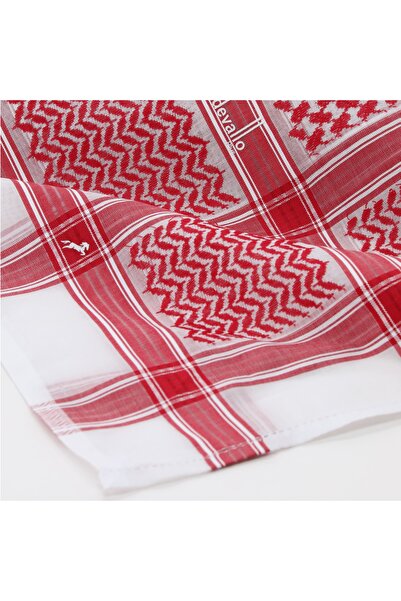 Devallo Plus Shemagh Divalo Model 40 Dark Red - High Quality and Luxurious Touch