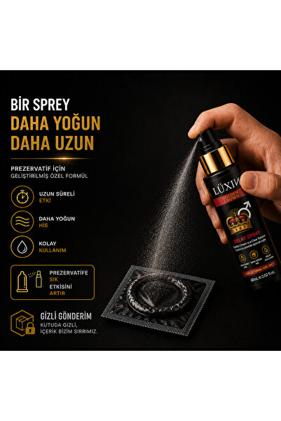Merii Store Uzun süre etkili Geciktiricili Prezervatif İçi Kullanım Spreyi