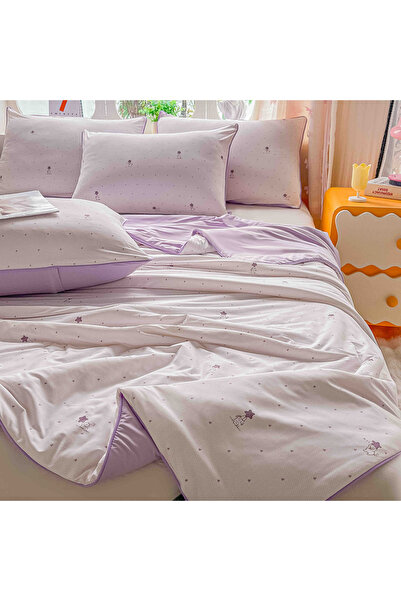 JOJO HOME Pilota premium subtire de vara racoroasa, rece la atingere, 200x230...