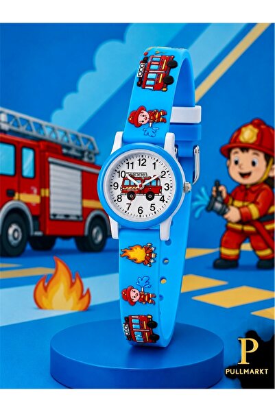 pullmarkt Firefighter - Children's Wristwatch
