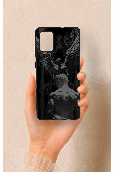Vip Case Samsung-A71 Uyumlu Icarus Desenli Silikon Kılıf