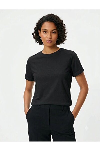 GONCA Women's Gnc Crew Neck Cotton Modern Fit Boyfriend T-Shirt
