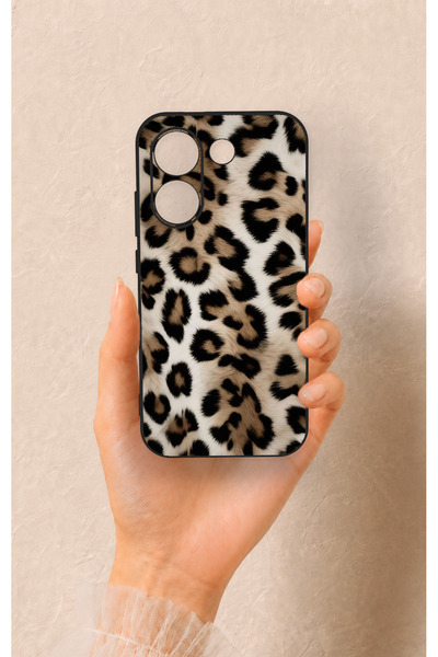 Vip Case Poco X8 Pro Uyumlu Leopar Derisi Desenli Silikon Kılıf