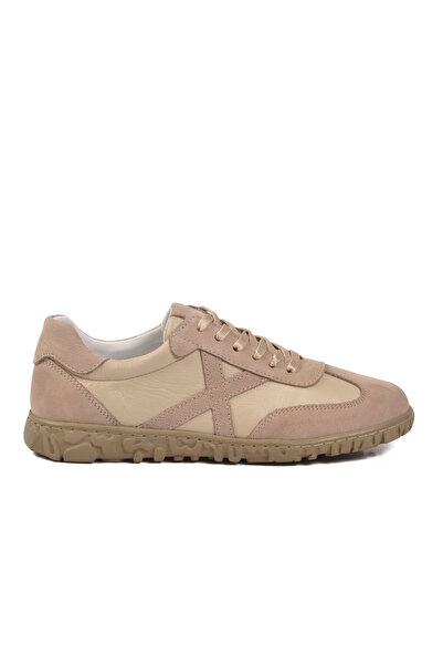 AYAKMOD Pantofi casual de damă ortopedici din piele naturală bej F-003 Z