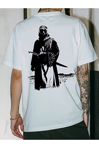 SAUDI Men and Women's 100% Cotton T-Shirt - Oversized Crew Neck Short Sleeve ...