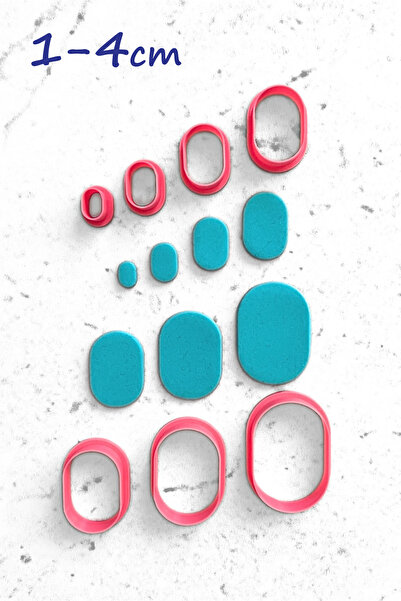 WE3D Capsule Polymer Clay Ceramic Sugar Plasticine Mold Set 1-4cm