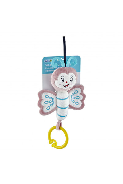 Babyjem Jucarie din plus cu vibratii pentru bebelusi Fluture, 6 luni+, (Culoa...