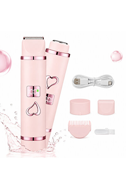 A ATAB Aparat de ras și tuns 3-în-1 pentru femei ATAB, epilator facial și cor...