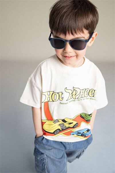 DeFacto 100% Cotton Hot Wheels T-Shirt Baby Boy (26 Sm)