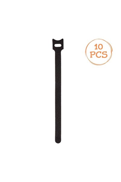 Jumbo Set 10 Benzi Scai Dublu Adezive pentru Cabluri, Negru, Prindere Reutili...