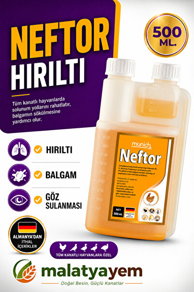Munich Vet Neftor Hırıltı ve Balgam Ürünü 500 ml