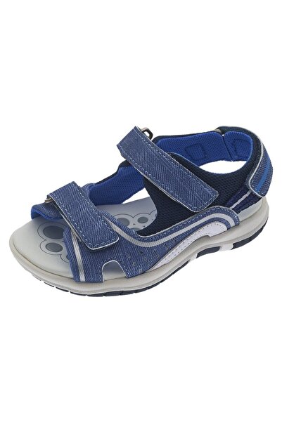 Chicco Sandale copii cu aspect denim si inchidere scai,