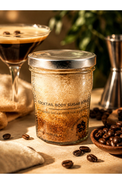 Ancient Wisdom s.r.o. Espresso Martini Sugar Body Scrub 300 g –| Cocktail Bod...