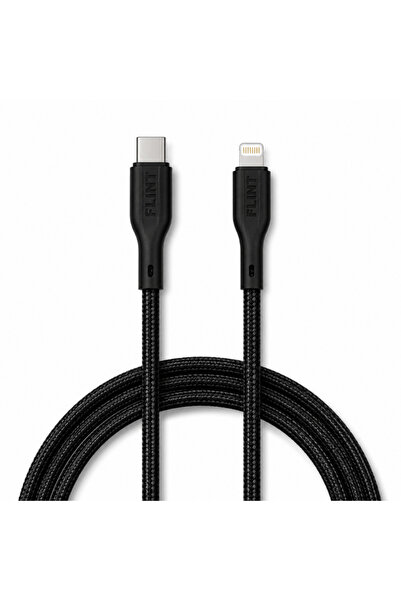 FLINT FL-101 USB to Lightning Charging Cable 1.2m - Fast Charge & Sync for iP...