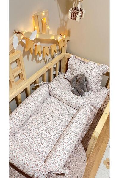 Arabamakss Nunuco Atelier Baby Babynest and Ruffle Pillowcase Set of 2 - 50X9...