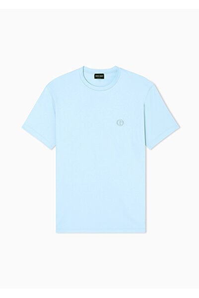 EA7 Emporio Armani Kapsül Nakışlı Pamuklu İnterlok Tişört 3HSM72SJTKZU090.