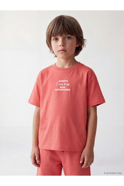 LC Waikiki Printed Boy's Suit