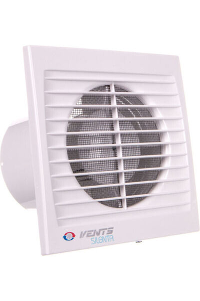 Vents 100 Ventilator de perete pentru baie, 100mm, alb, Cod: 100SILENTA-SL
