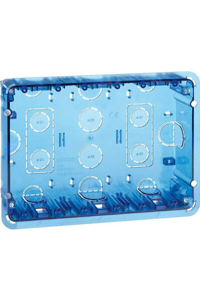 Kontakt-Simon Cutie electrică IP40 de culoare albastră