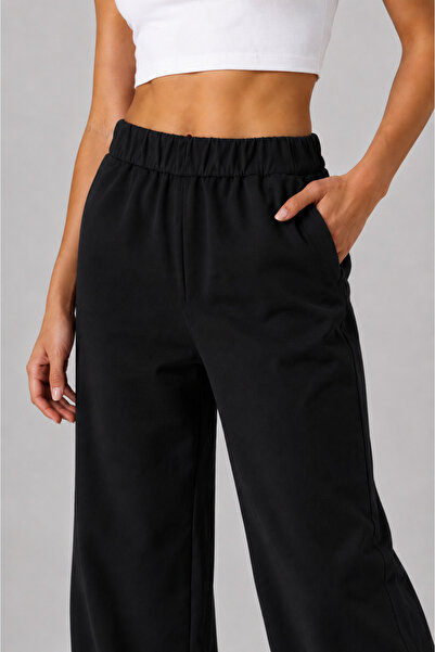 FREYA MODA Bol Paça Rahat Gabardin Pantolon