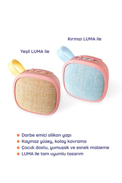 Lumaverse Luma Pink Protective Silicone Case - Child-Friendly Flexible Case to Protect Luma Song and Story Box from Bumps, Drops, and Scratches