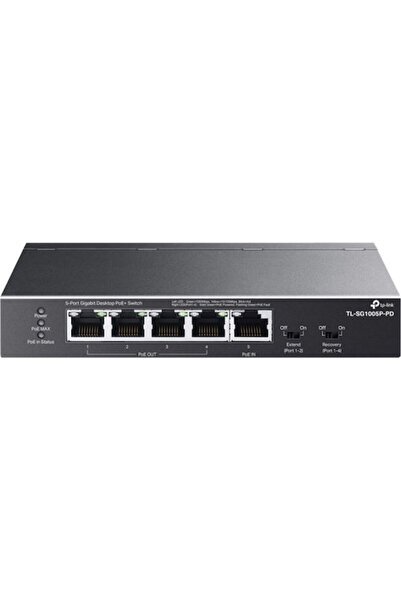 TP-LINK TL-SG1005P-PD Μη διαχειριζόμενος διακόπτης PoE L2 με 5 θύρες Ethernet...