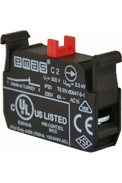 EMAS Contact auxiliar de tip industrial T0-C2
