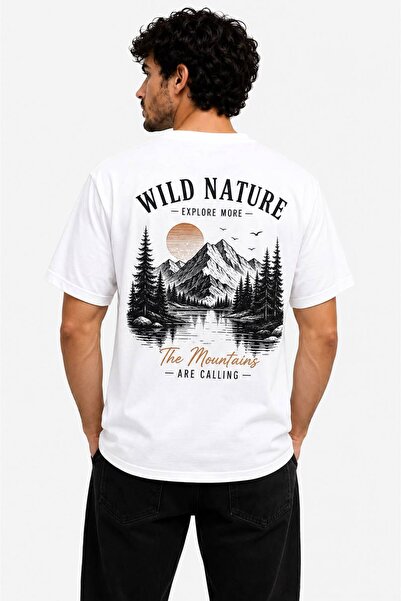 EYMORA Wild Nature Mountain Scenery Printed Unisex Outdoor & Camping Themed W...