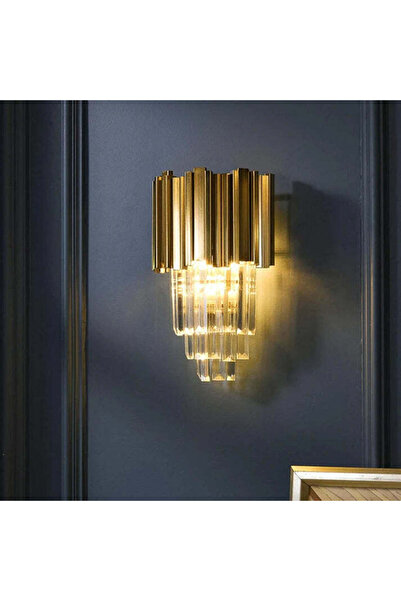La Cucu Aplica Candelabru Cristal BLOIS Piccolo, 2xE14, Auriu