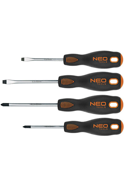 NEO Tools Set 4 șurubelnițe cu 4 capete interschimbabile Cod: 04-204